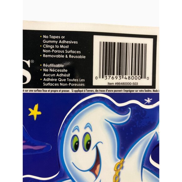 Halloween Ghost Color-Clings Window Decorations - Reusable & Removable - Picture 4 of 9